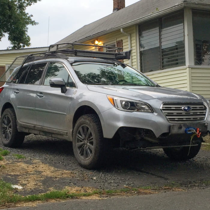 subaru outback roof rack problems