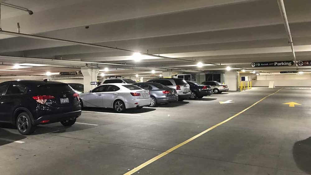 how to get out of a parking garage without paying