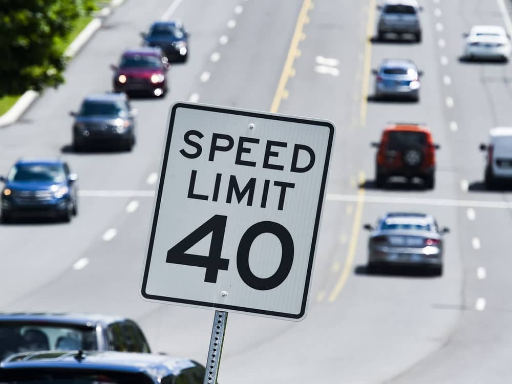 the speed limit for passenger cars in urban districts is