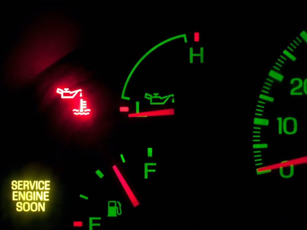 why does my oil pressure drop when i stop