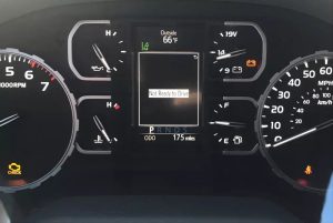 toyota not ready to drive message