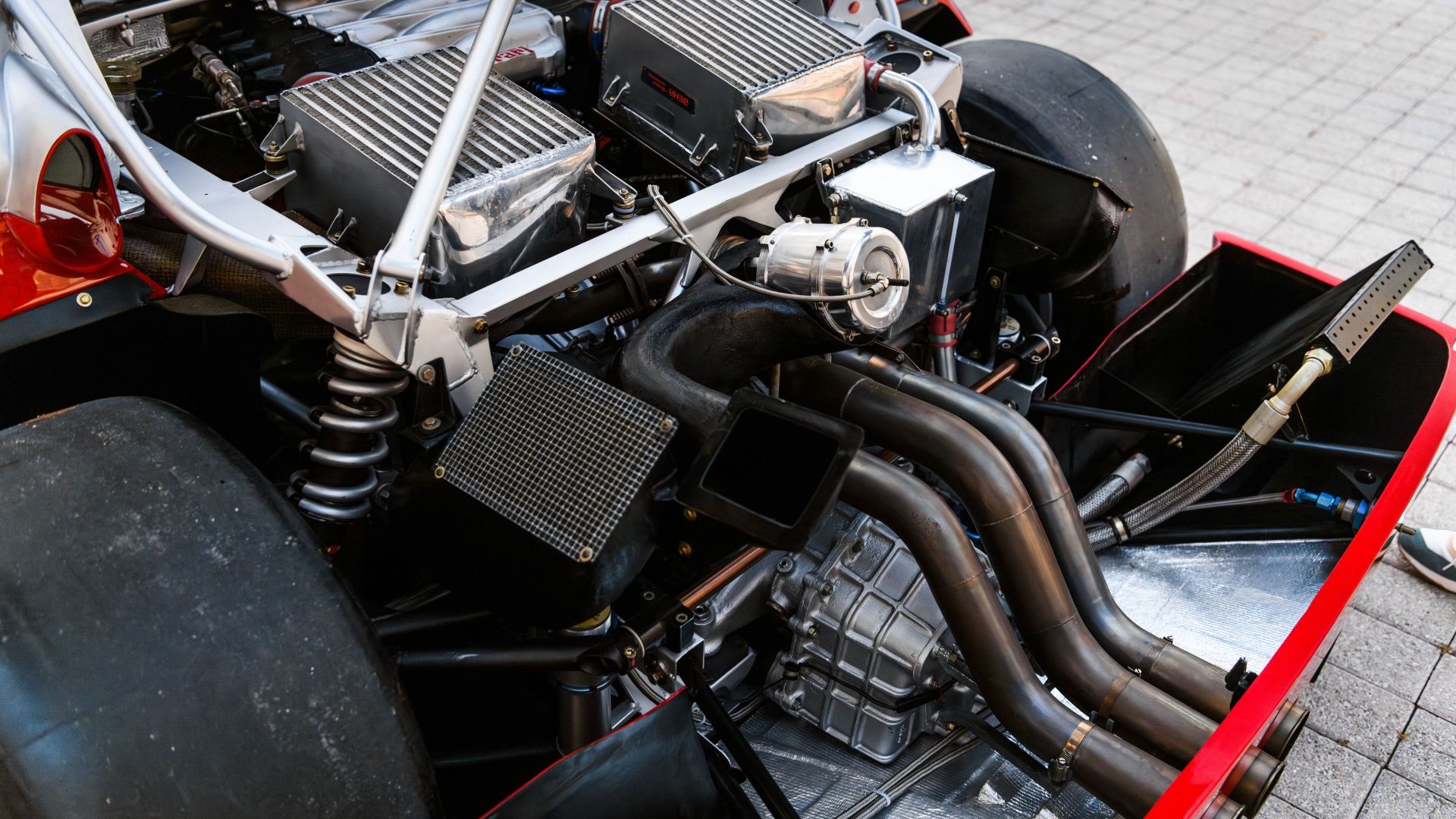 1993 Ferrari F40 LM by Michelotto Engine View