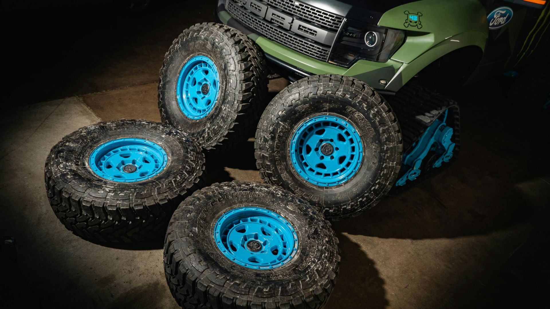 Ken Block's 2013 Ford F-150 RaptorTRAX optional wheels