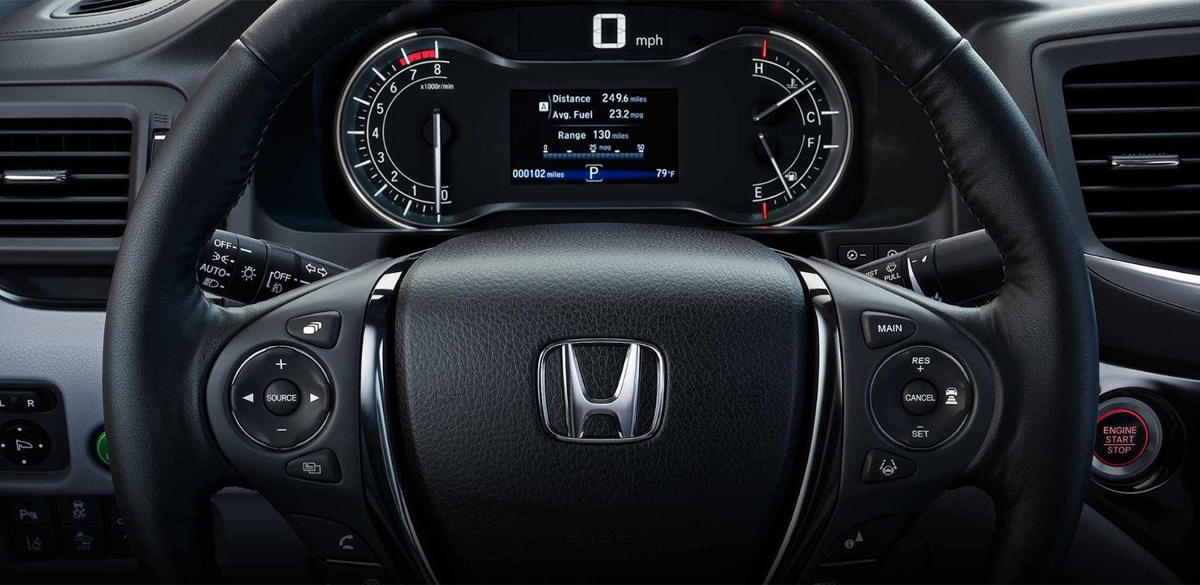 2019-honda-ridgeline-dashboard-display 2019-Honda-Ridgeline-Dashboard-Display