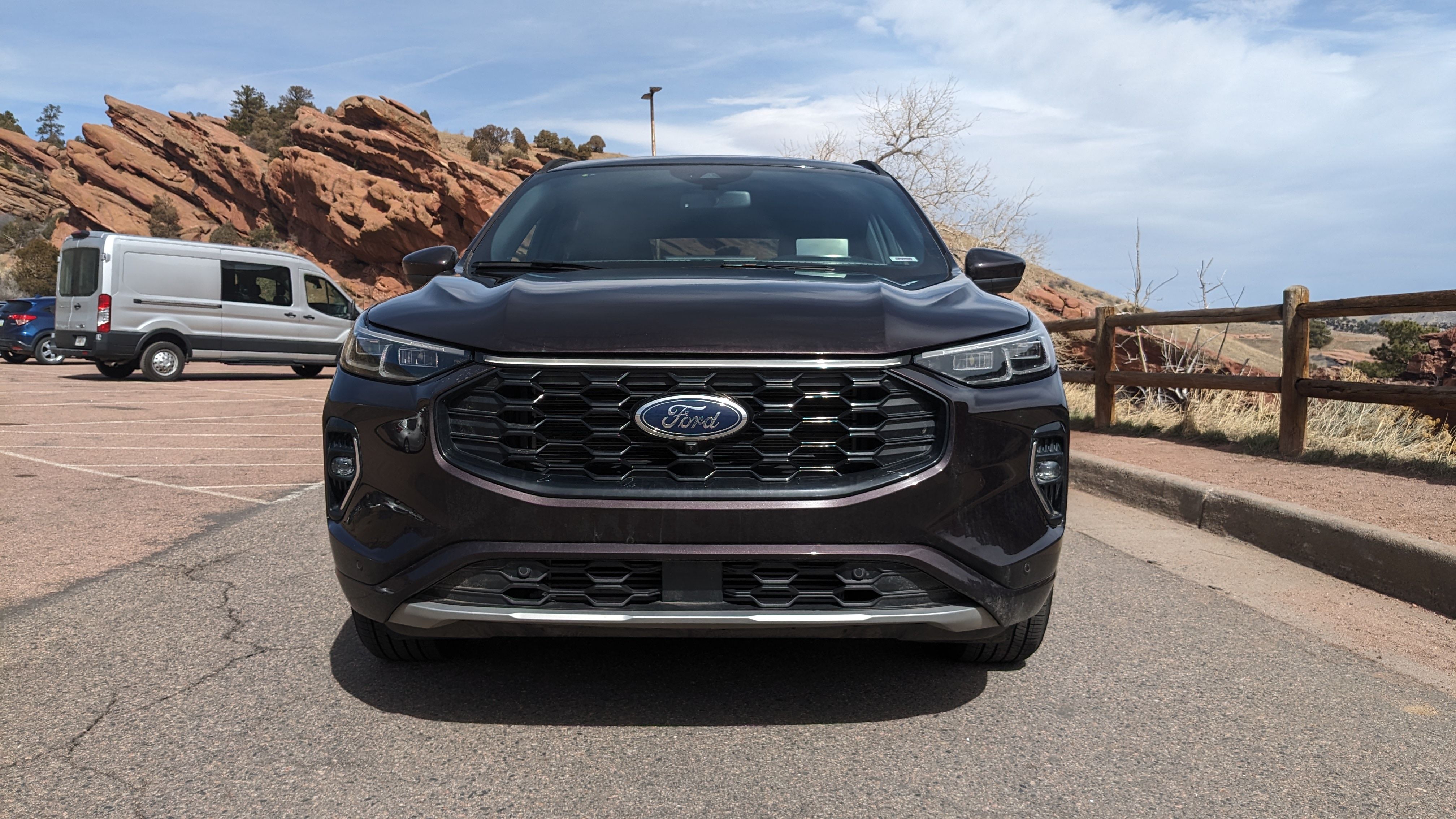 2023-ford-escape-st-line-front-view 2023 Ford Escape ST Line Front View