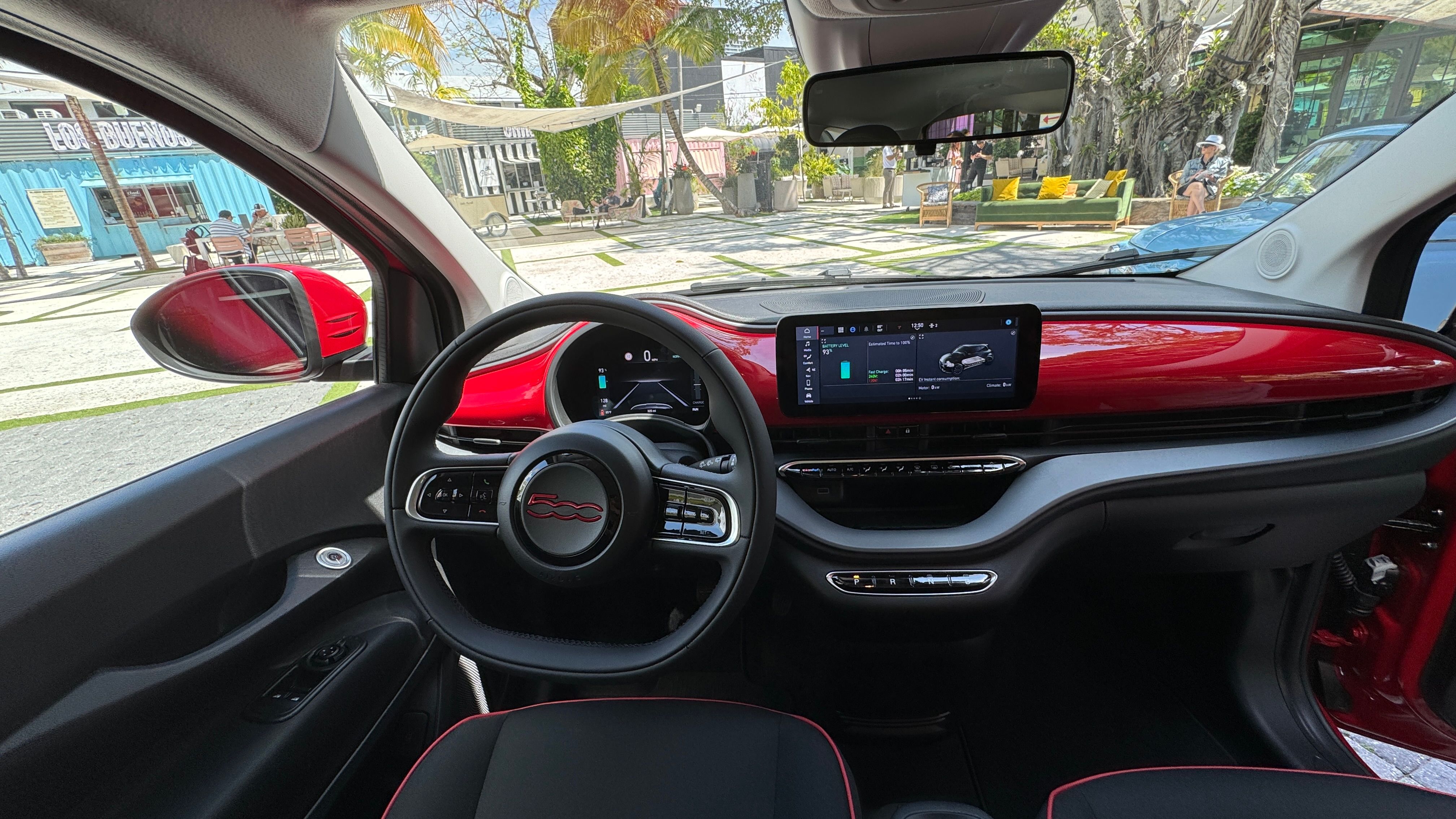 2024 Fiat 500e dashboard