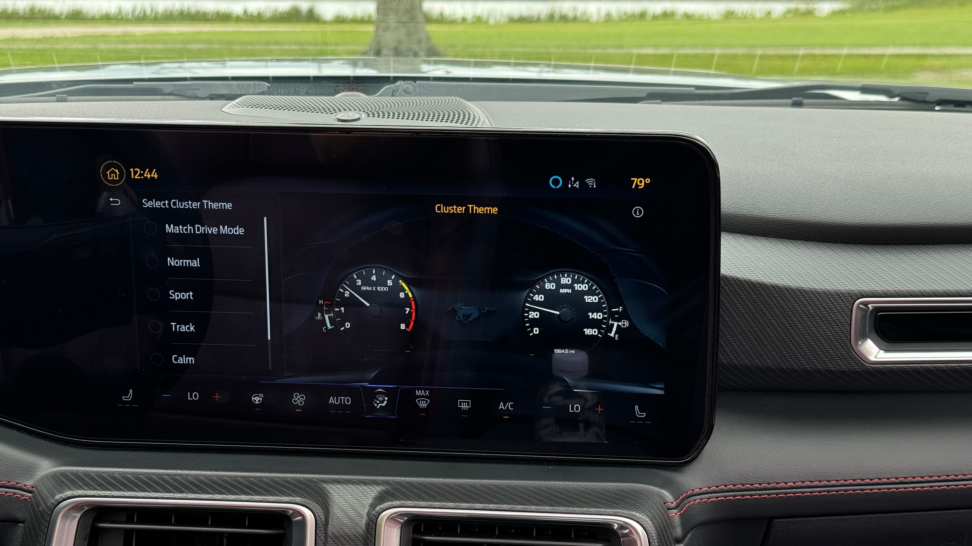 2024-ford-mustang-gt-convertible10 2024 Ford Mustang GT Convertible gauge screen