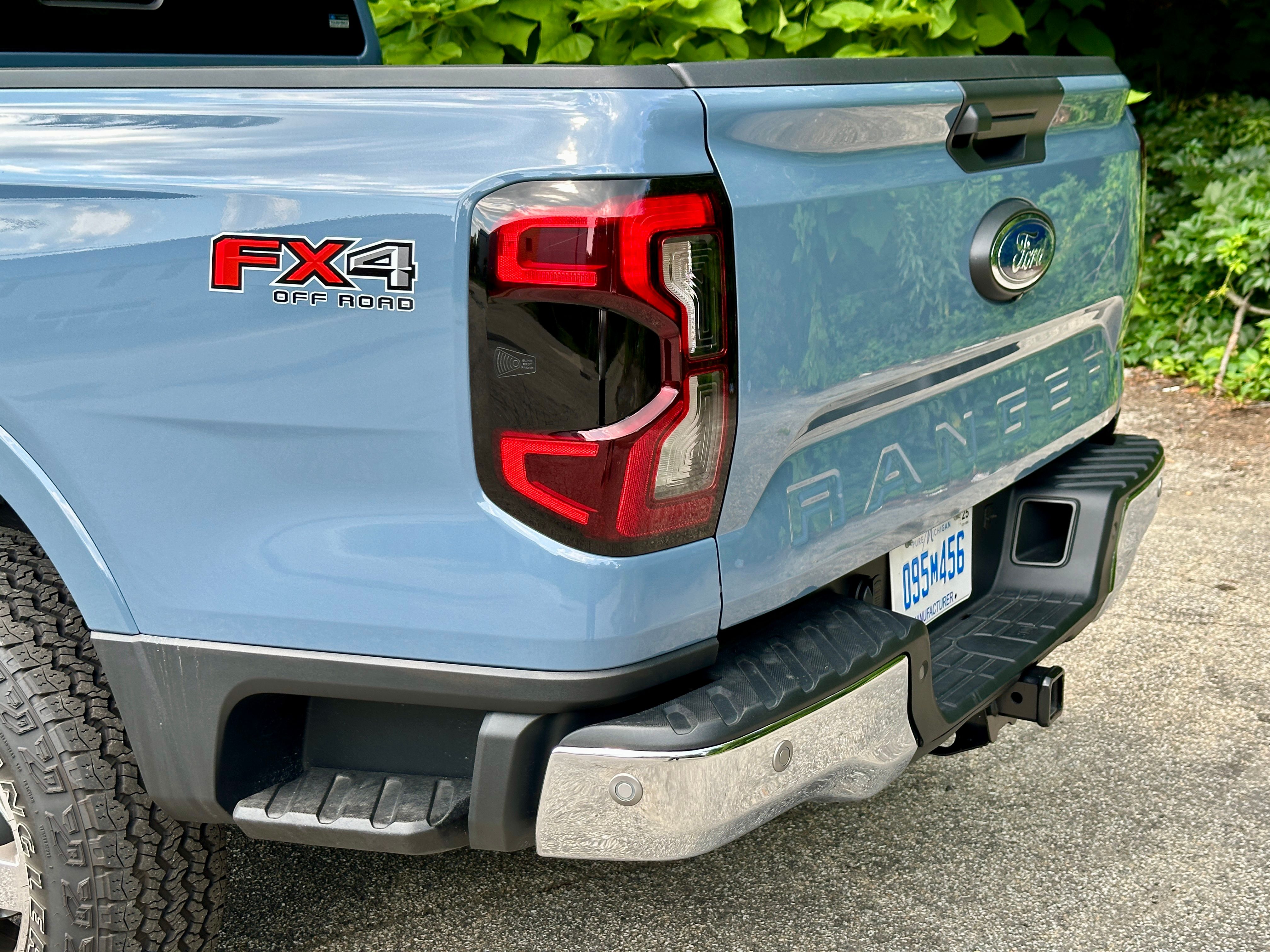 2024-ford-ranger-rear-quarter-close-1 A rear quarter view of the 2024 Ford Ranger