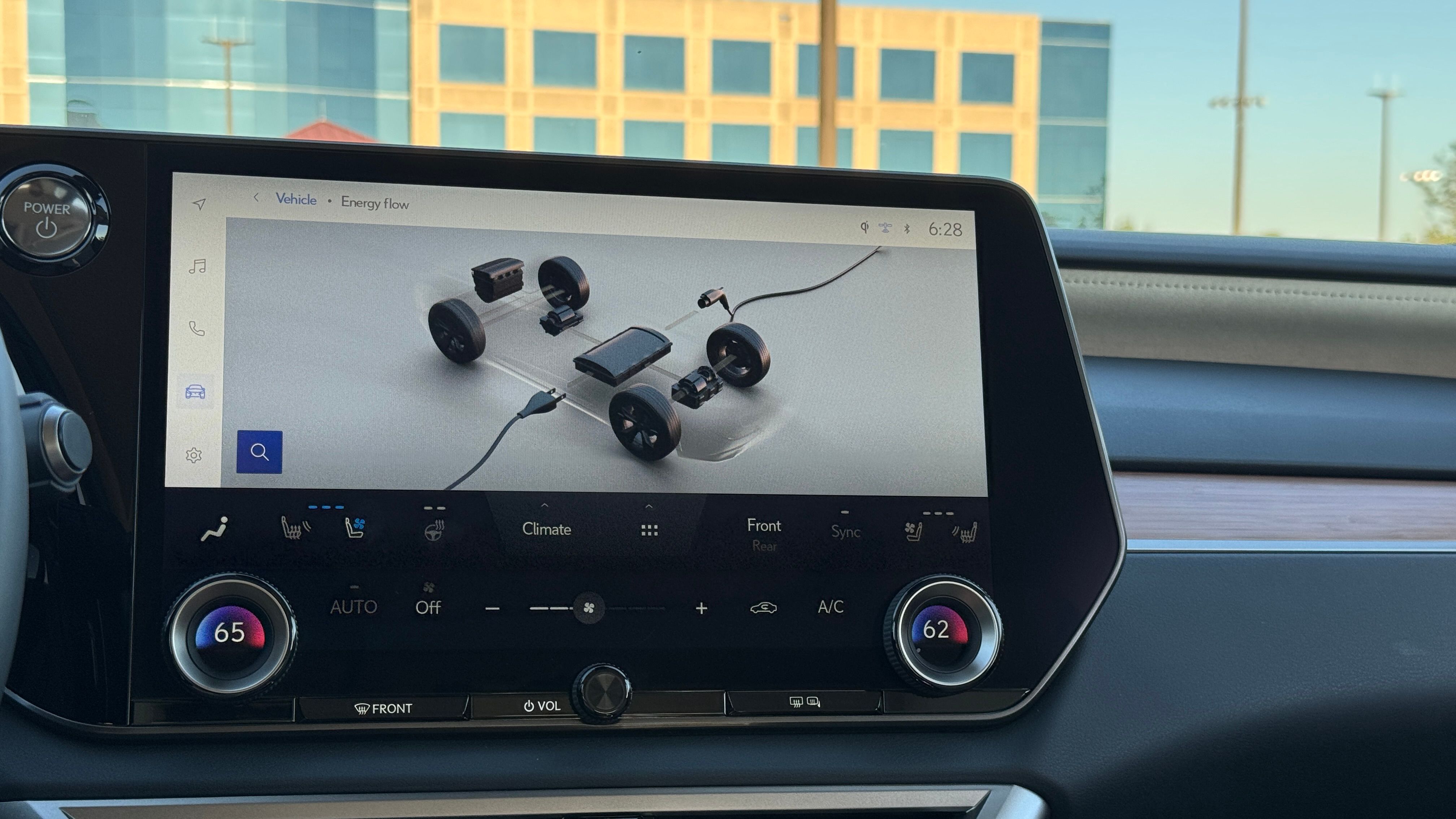 2024 Lexus RX 450h+ screen