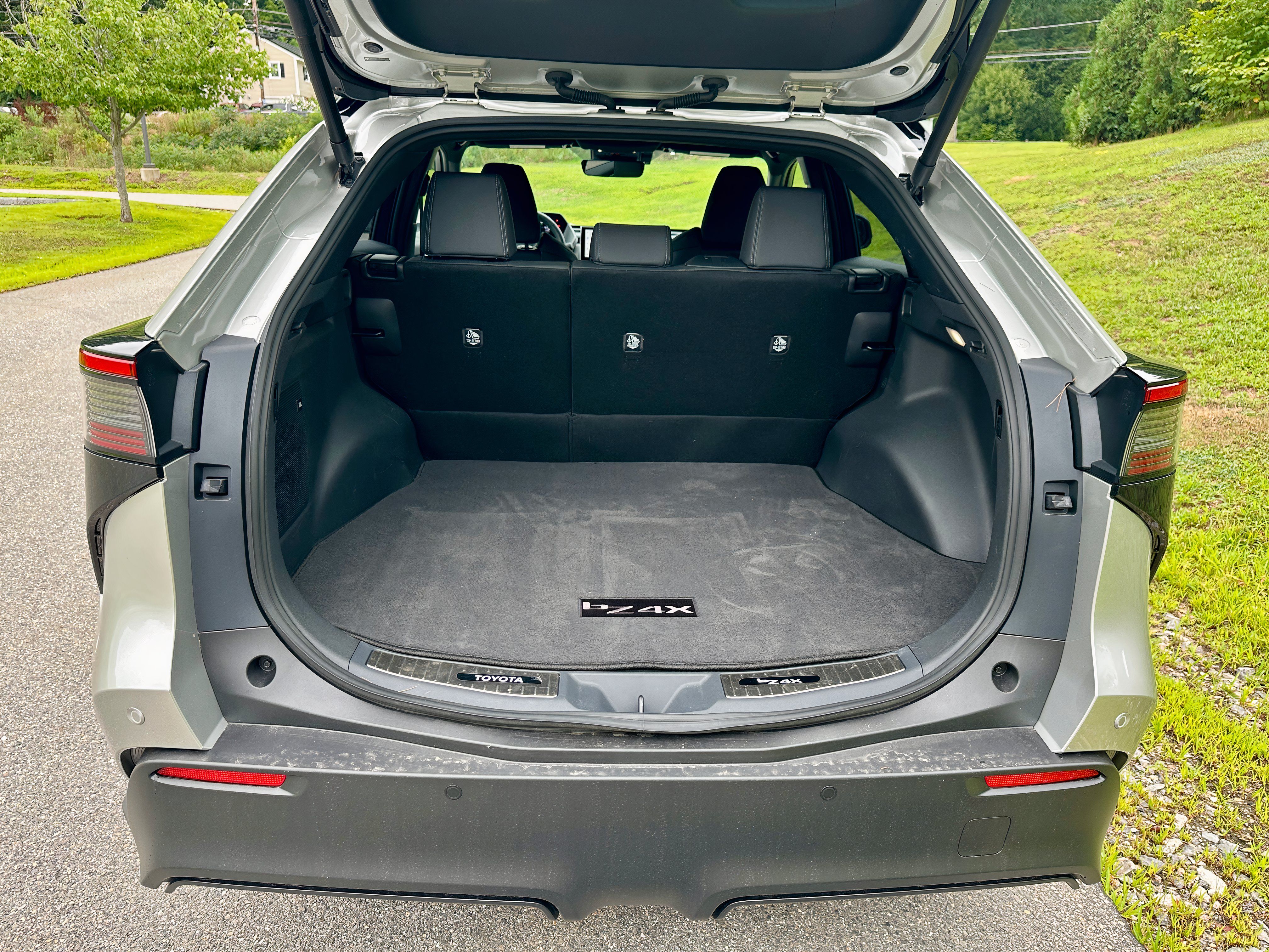 The open liftgate in the 2024 Toyota bZ4X