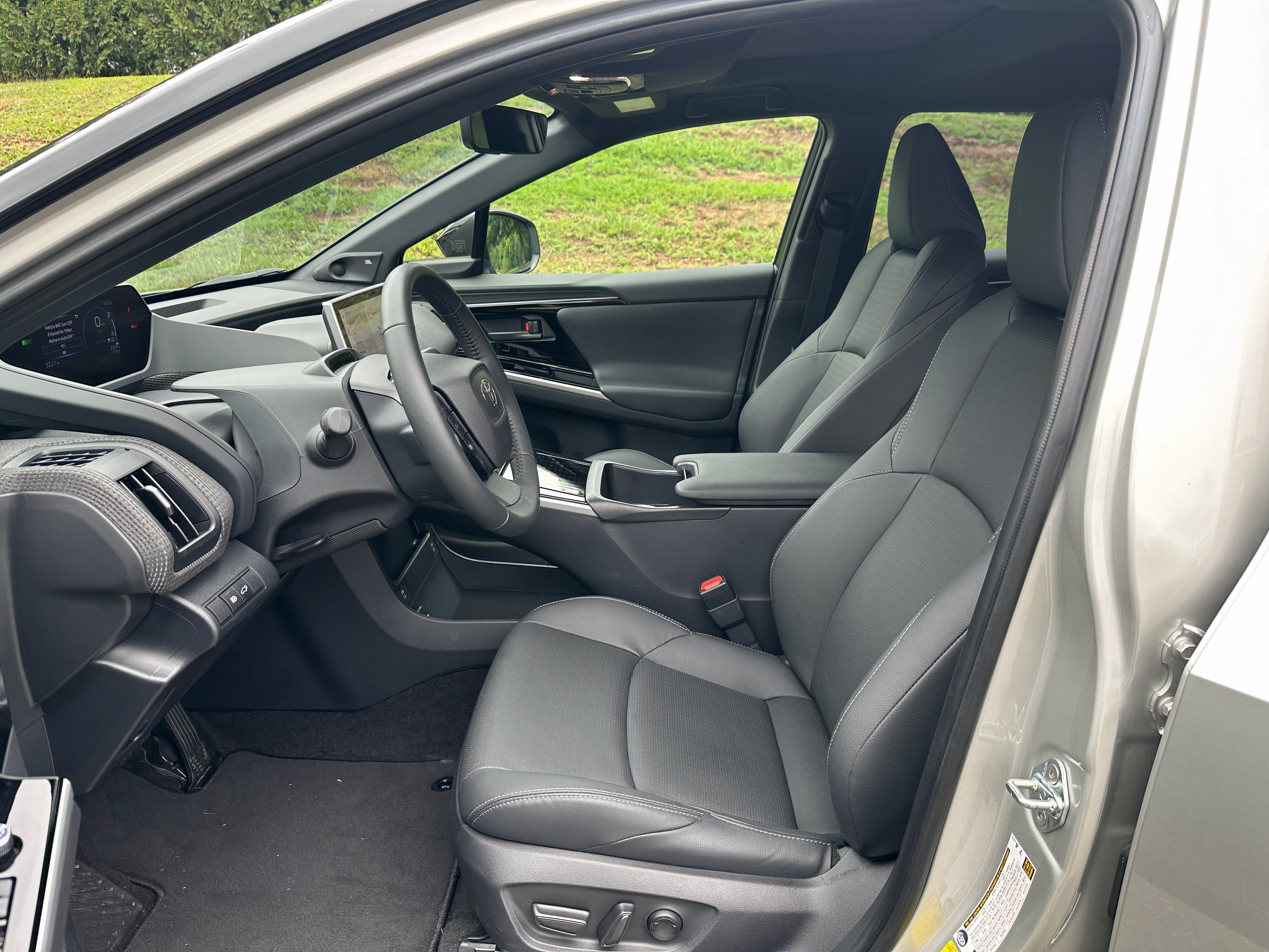 The front seats in the 2024 Toyota bZ4X