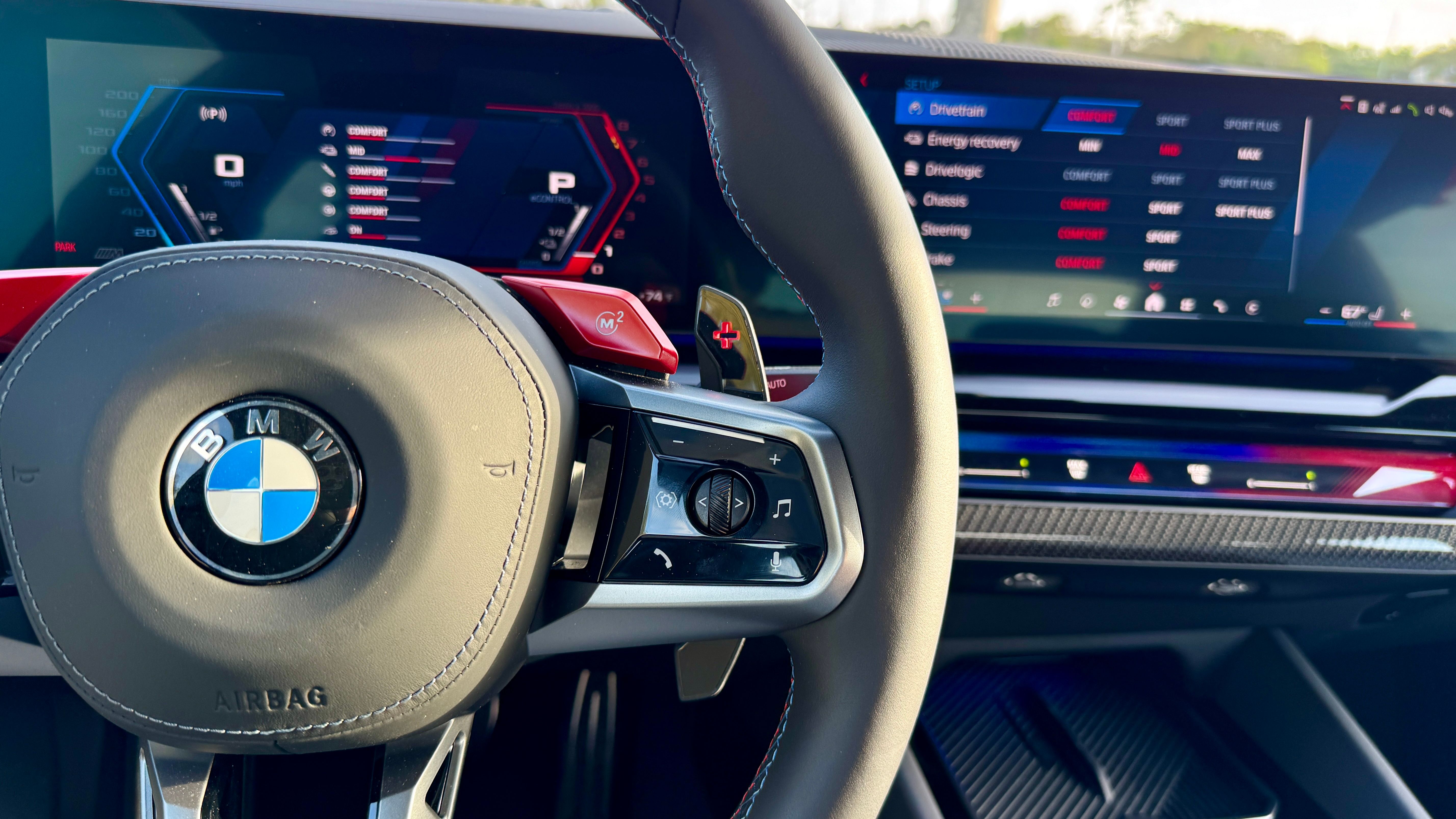 2025 BMW M5 Sedan paddle shifter