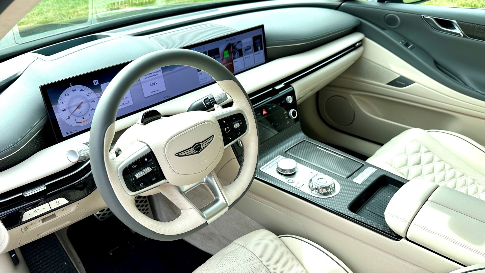 2025-genesis-g80-dash The 2025 Genesis G80 dashboard