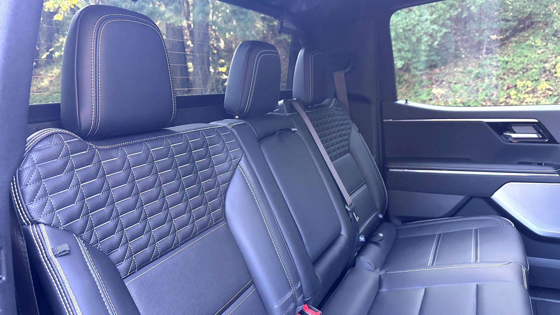 2025-gmc-sierra-ev-12 2025 GMC Sierra EV rear seats