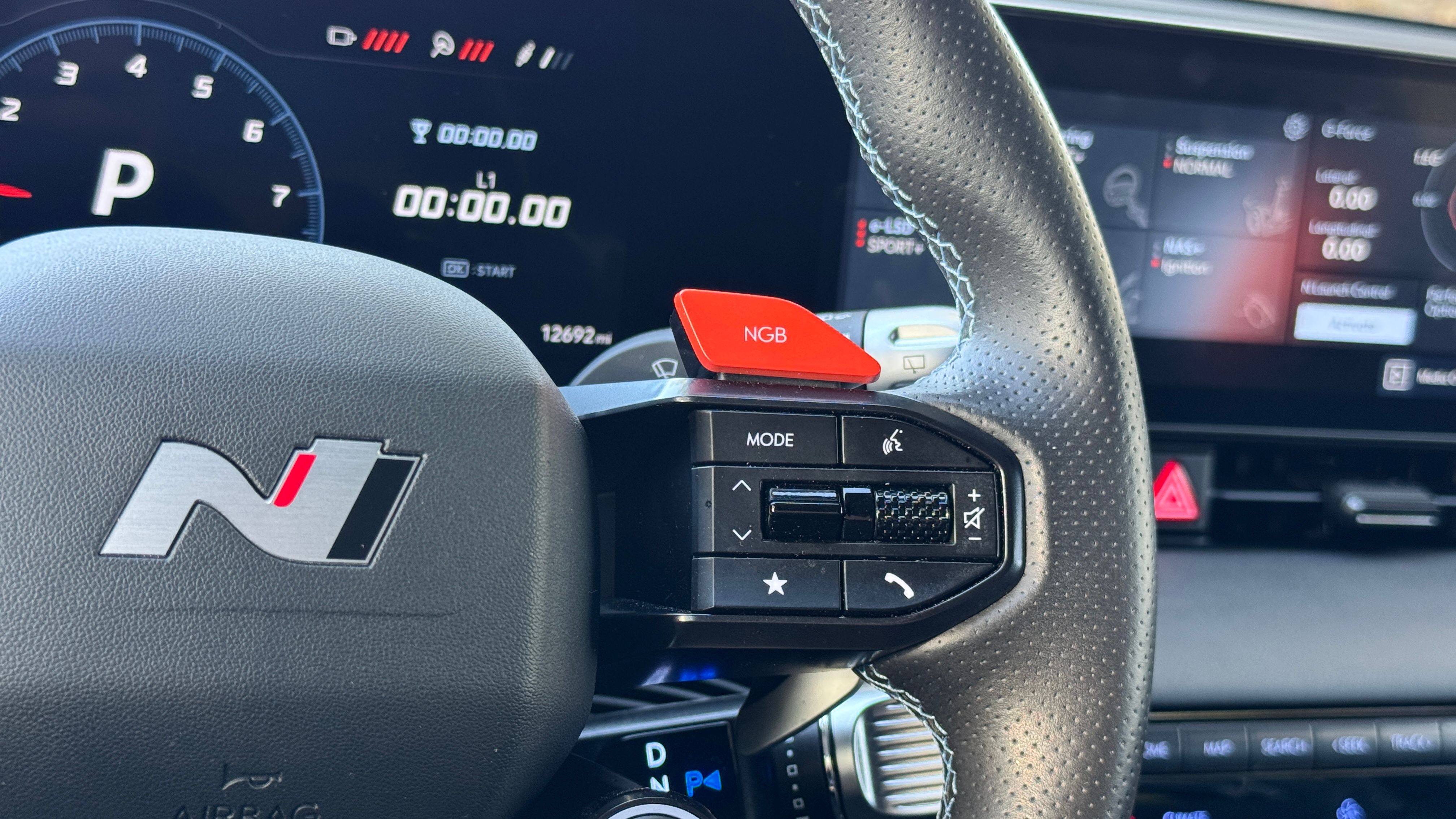 2025 Hyundai Ioniq 5 N NGB button