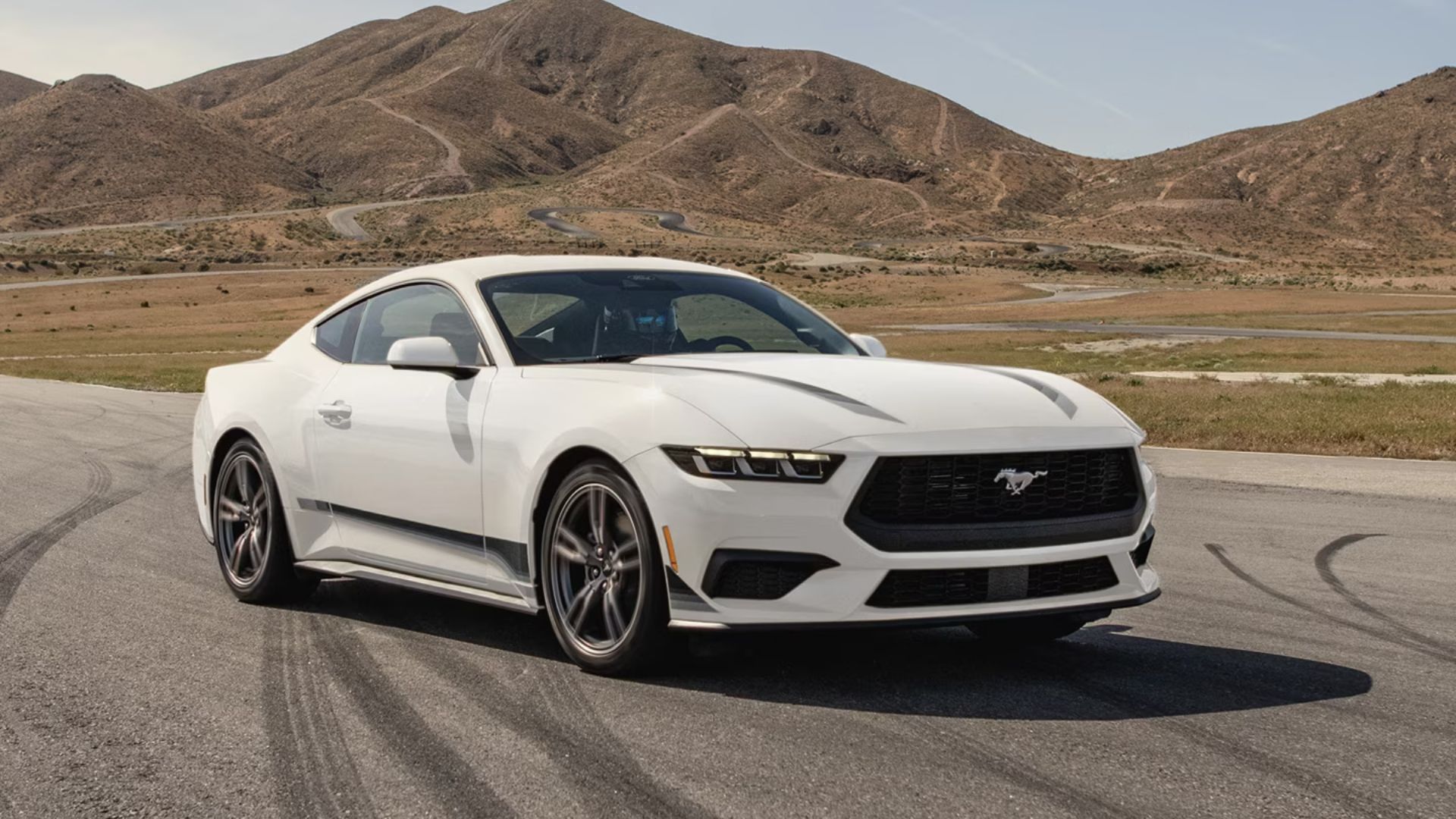 2025 Ford Mustang Ecoboost mountain view