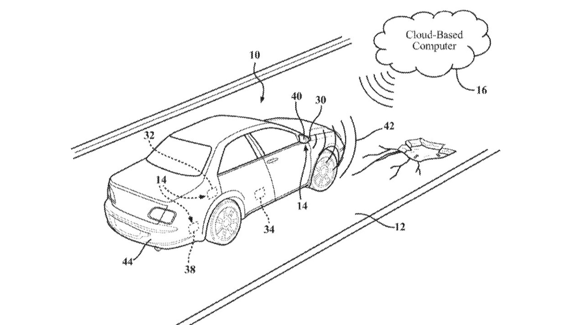 Patent Illustration road condition detection
