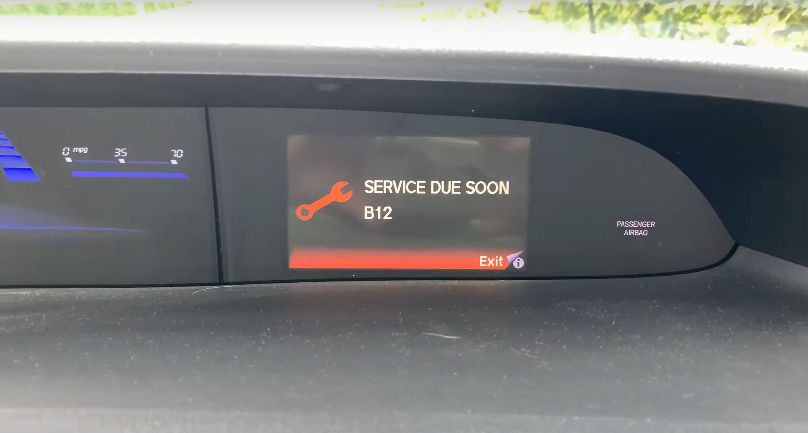 Honda B12 service code