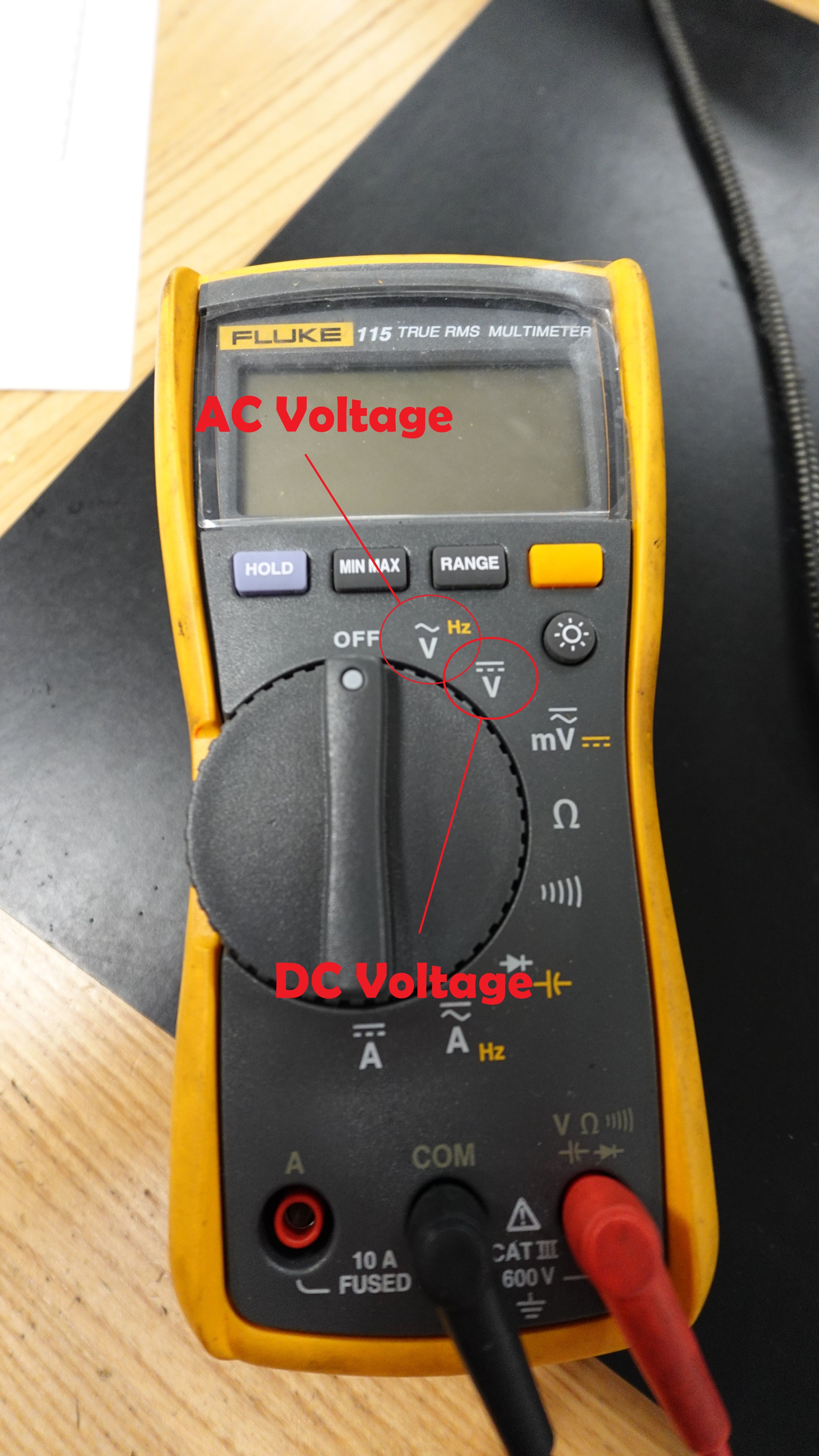 Meter voltage settings