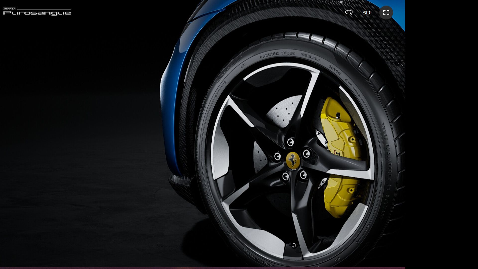 2023 Ferrari Purosangue Front Wheel and Brake