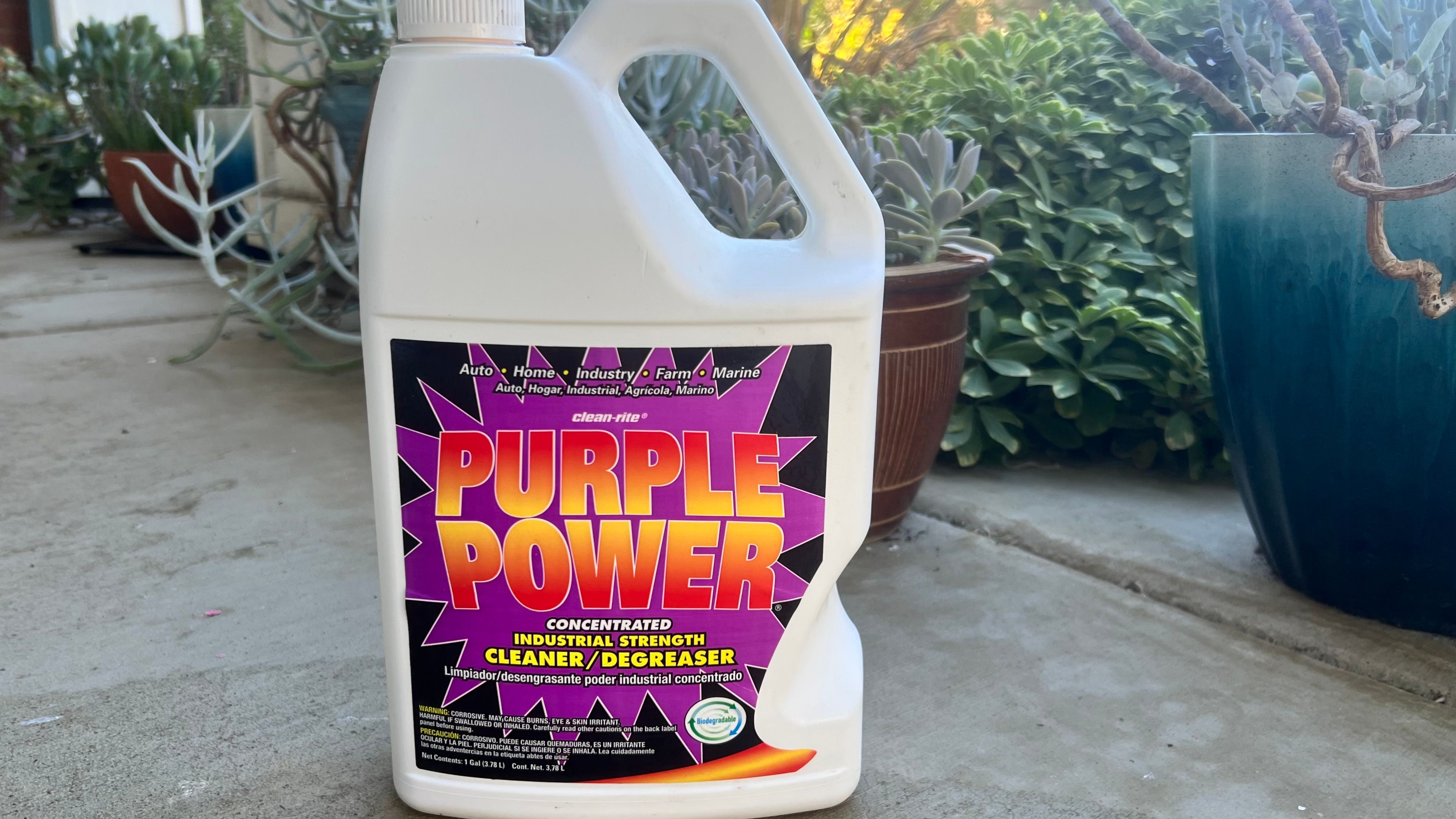 purple-power-degreaser White jug of Purple Power Degreaser front side