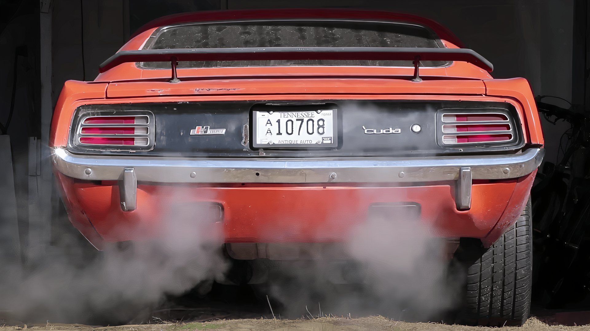 1970 Plymouth Barracuda rear