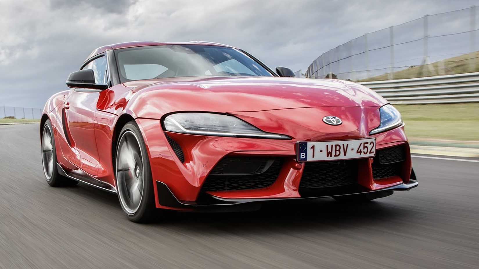 2020 Toyota GR Supra front, three-quarter Large