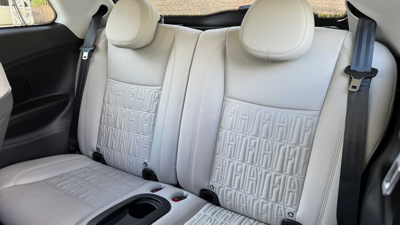 2024 Fiat 500e back seat