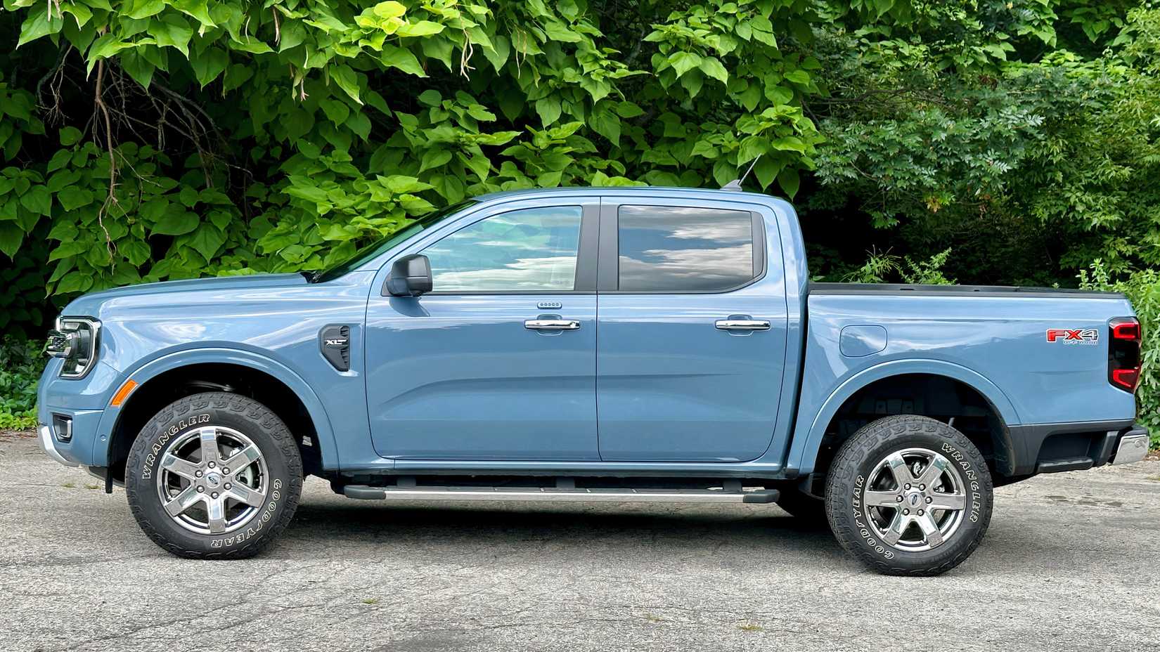 The profile of the 2024 Ford Ranger