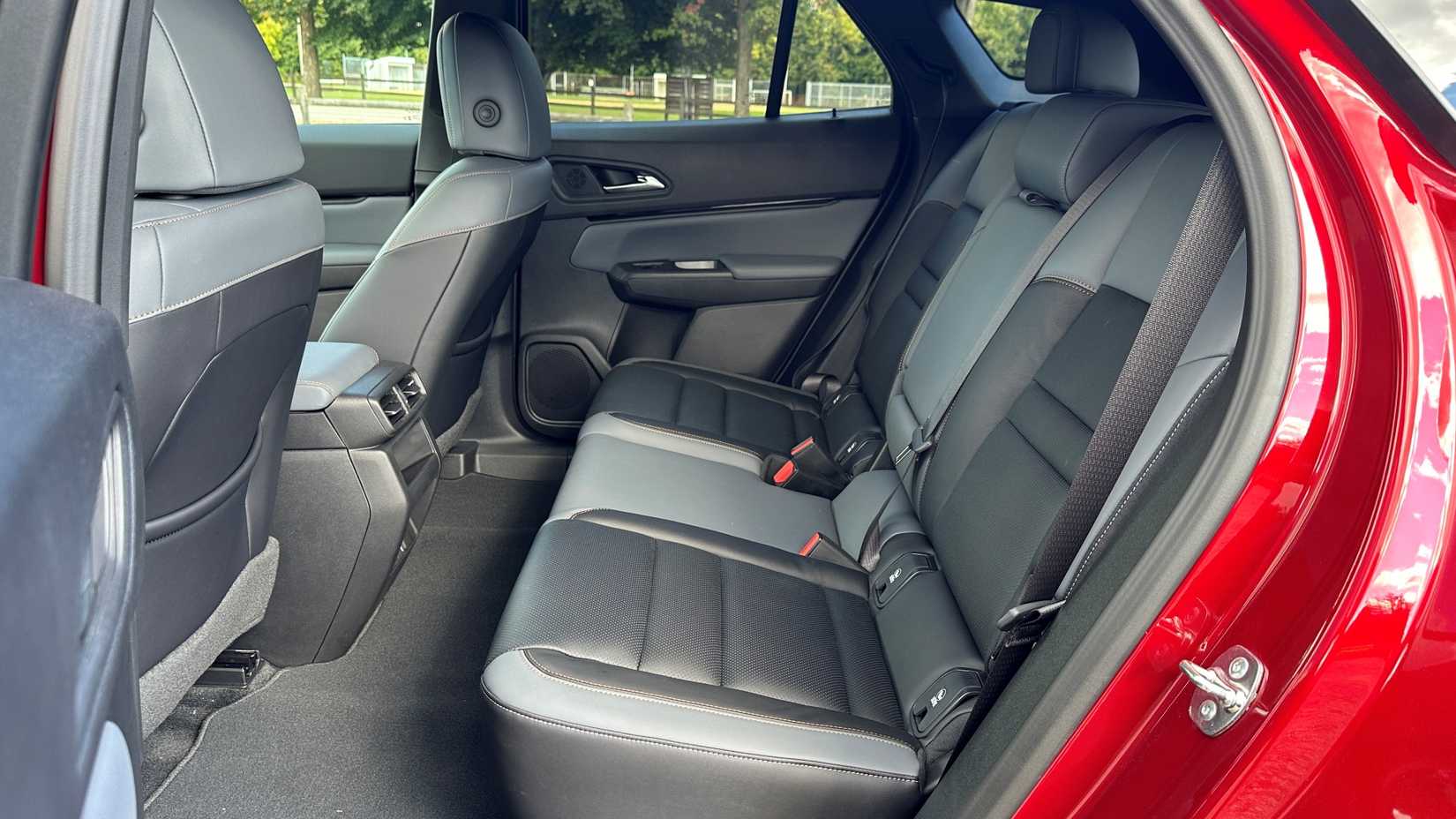 The 2024 Honda Prologue rear seats