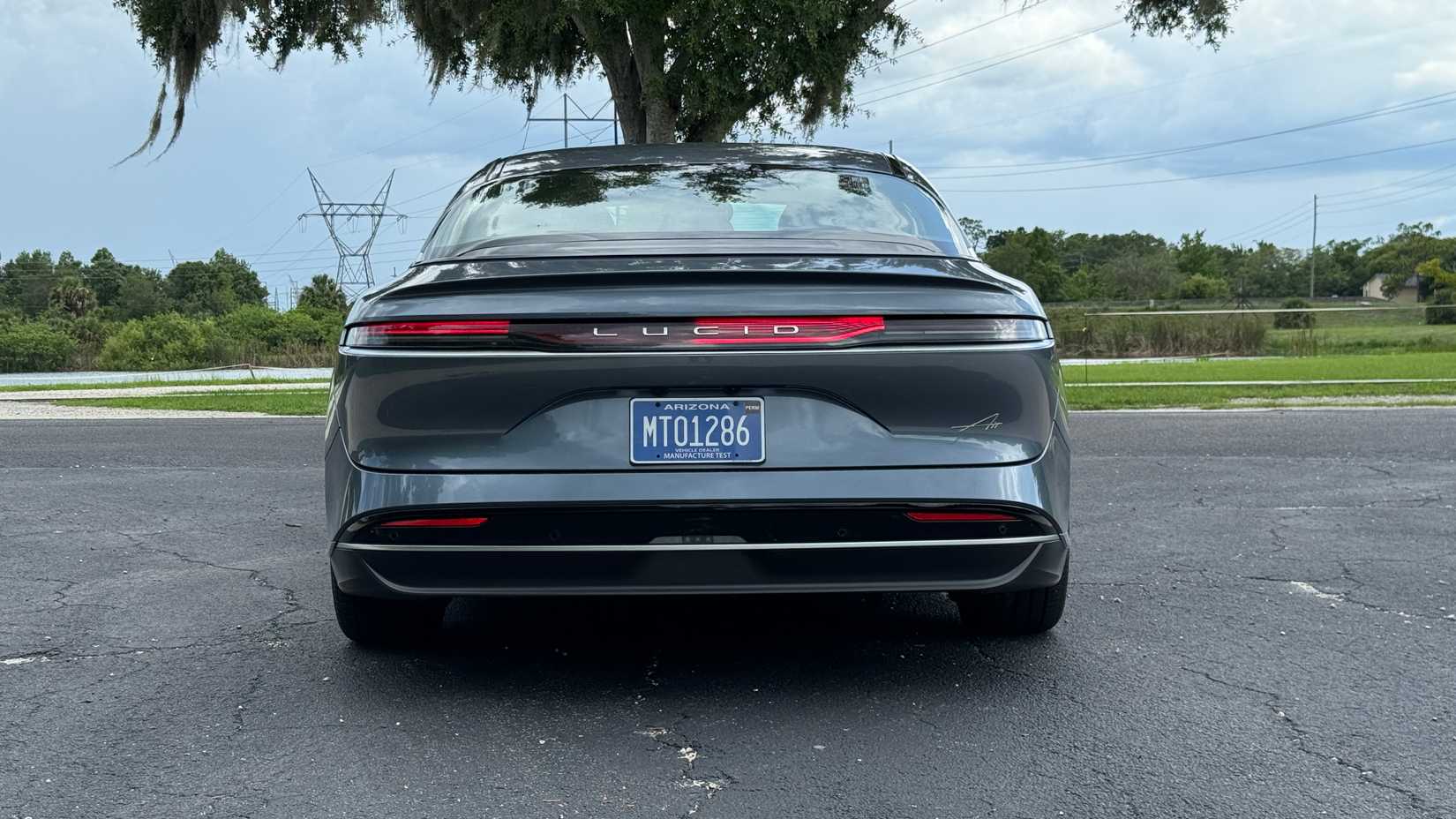2024 Lucid Air Pure rear static