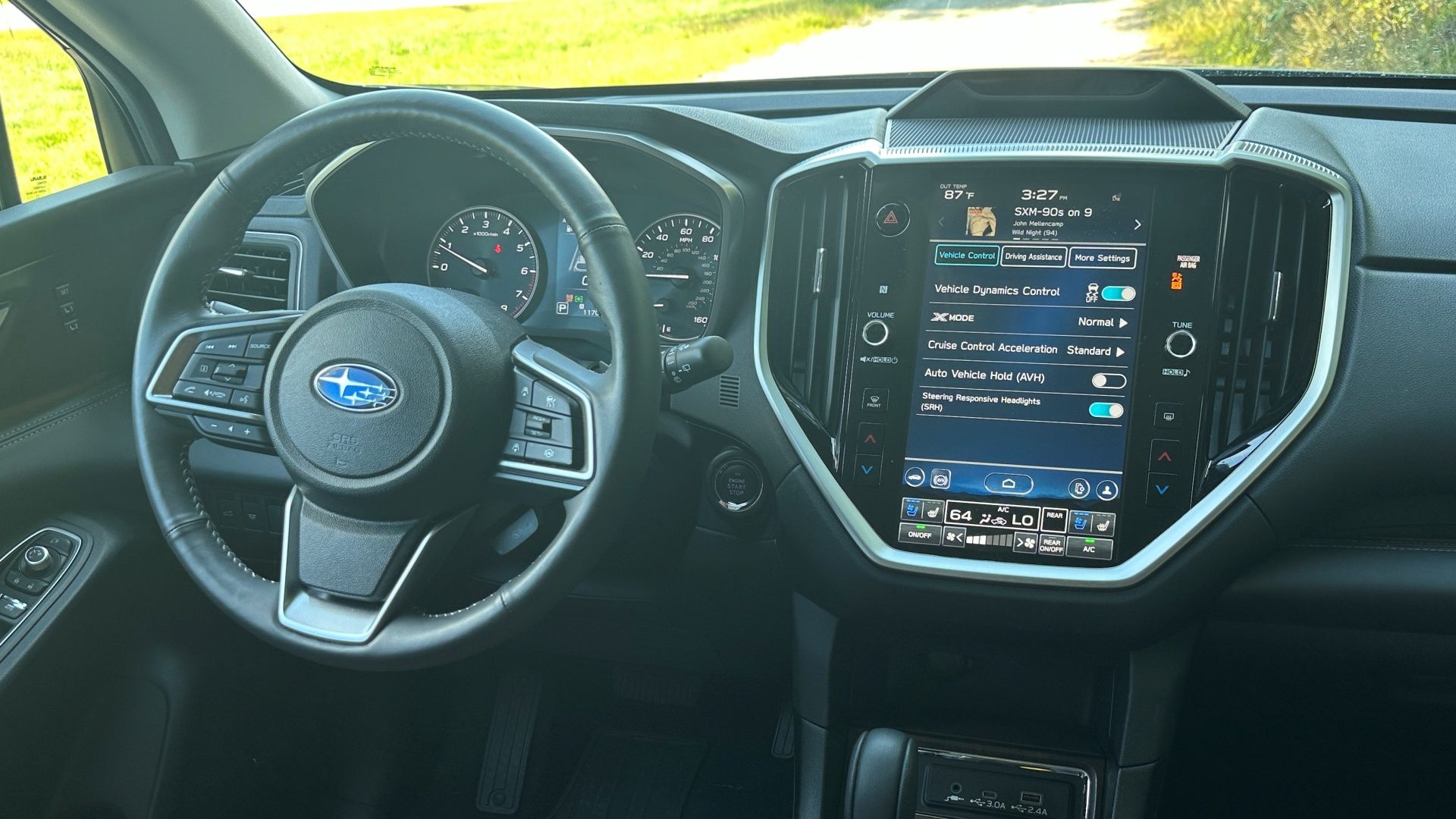 The 2024 Subaru Ascent dashboard