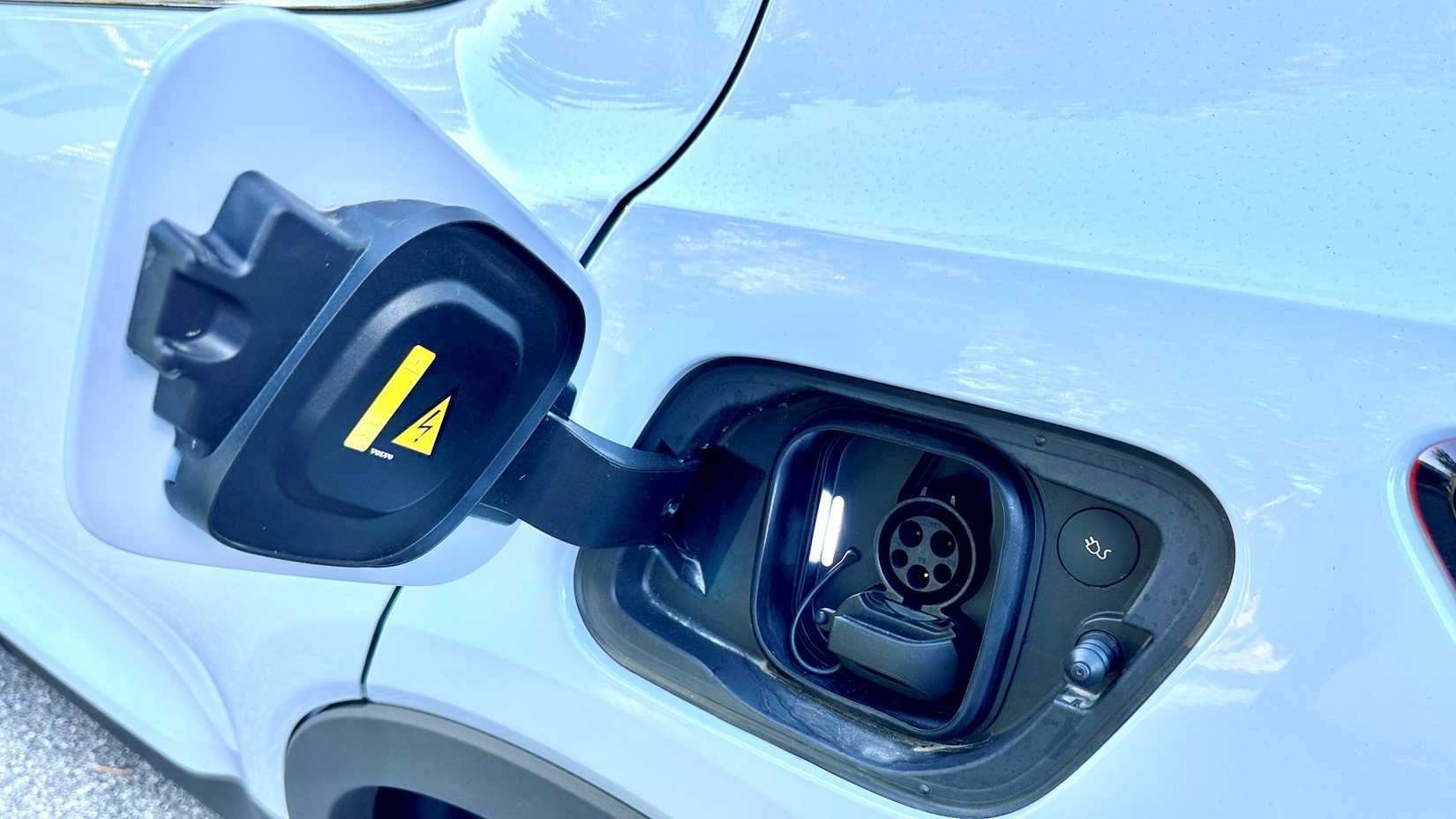 The 2024 Volvo C40 Recharge Charging Port