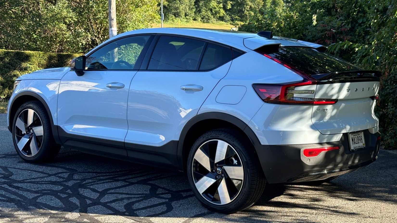 THe 2024 Volvo C40 Recharge rear quarter