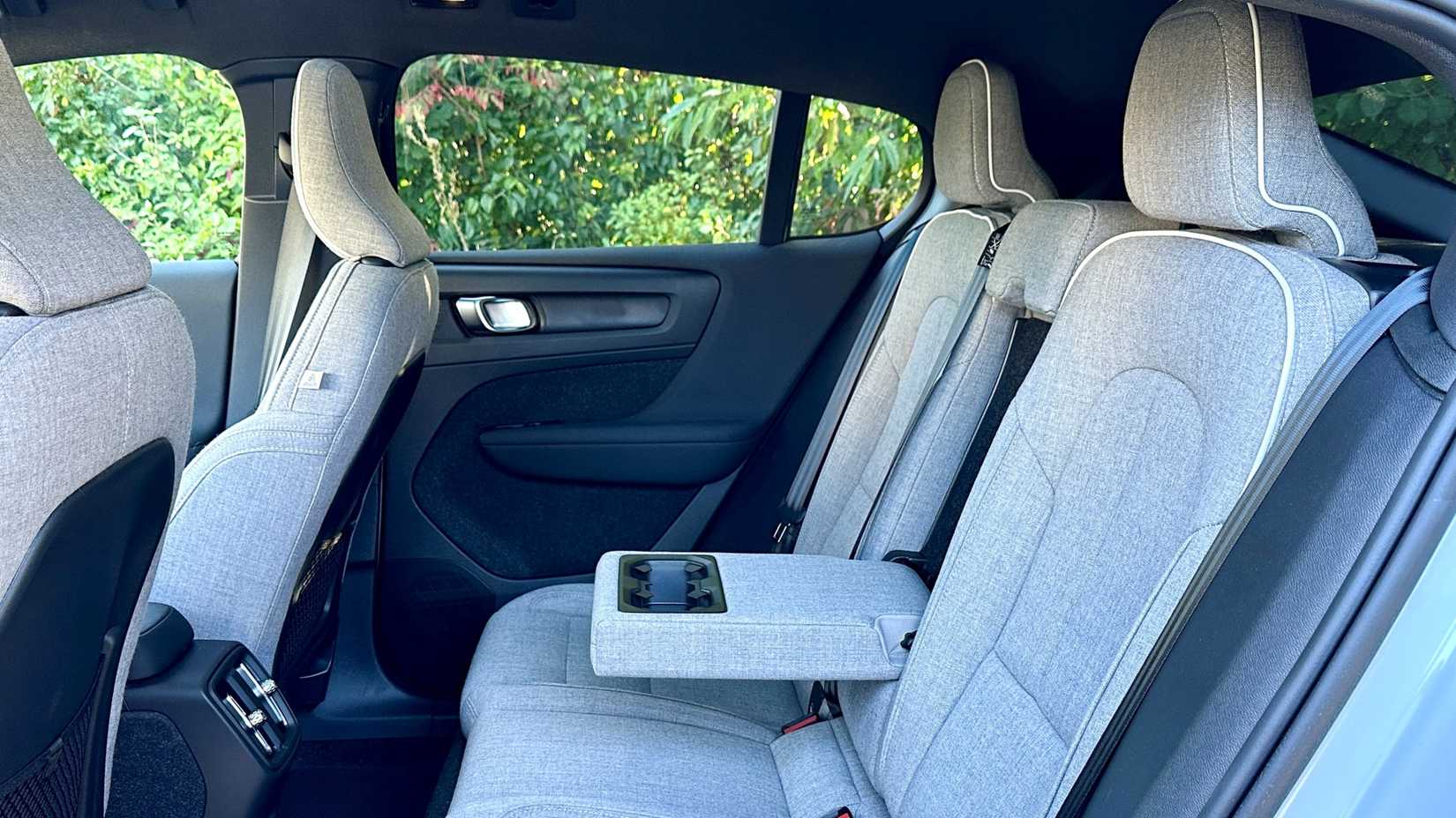 Rear seats in the 2024 Volvo C40 Recharge