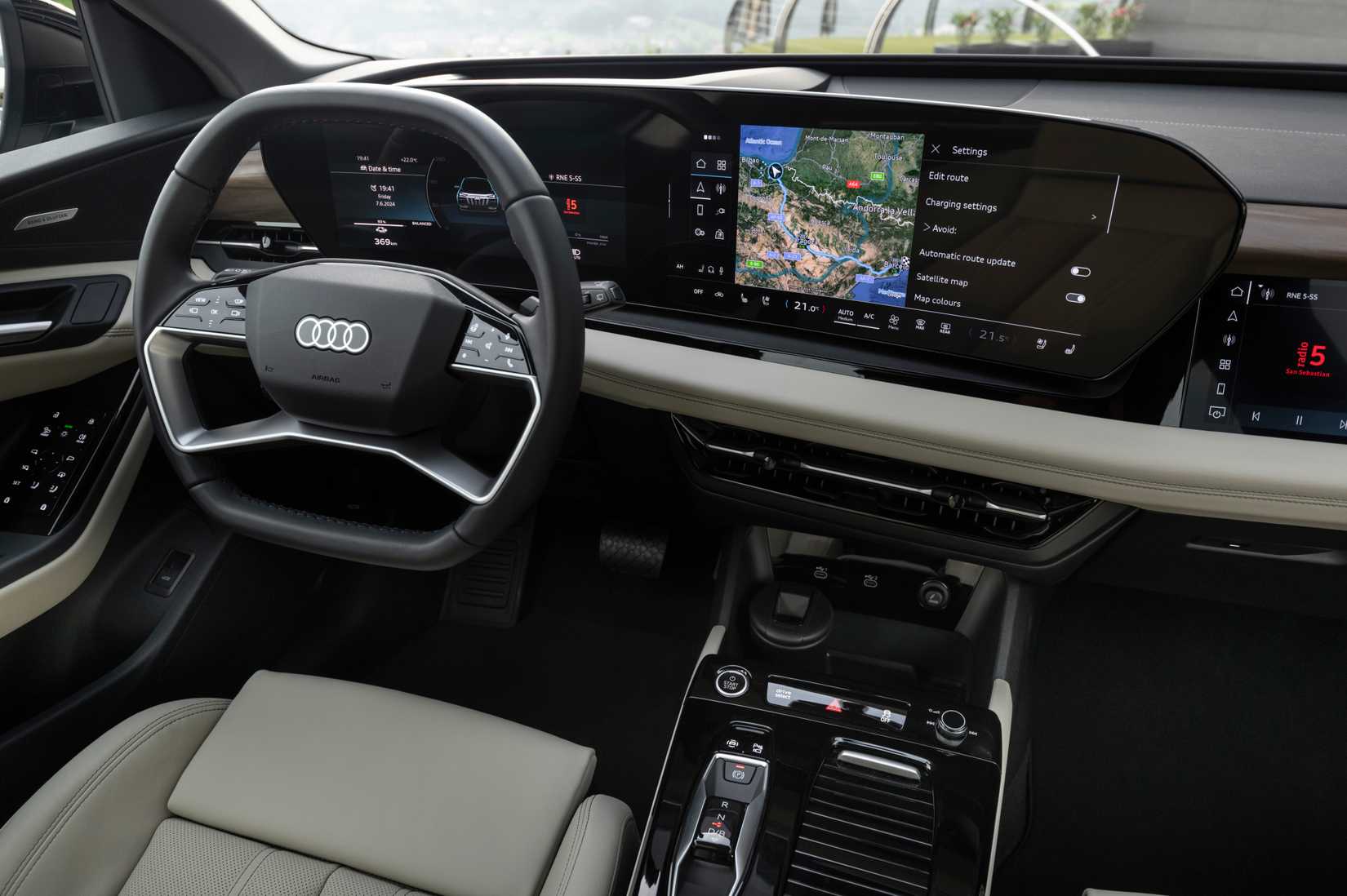 2025-audi-q6-e-tron-dashboard 2025 Audi Q6 e-tron Dashboard