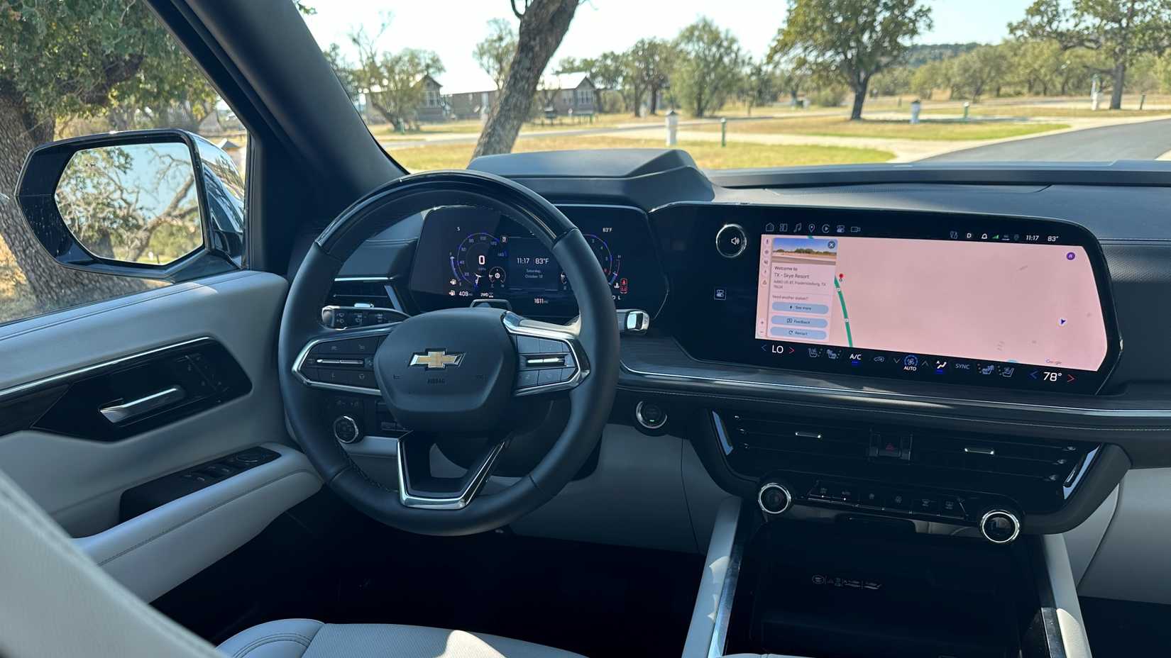 The 2025 Chevrolet Suburban driver view