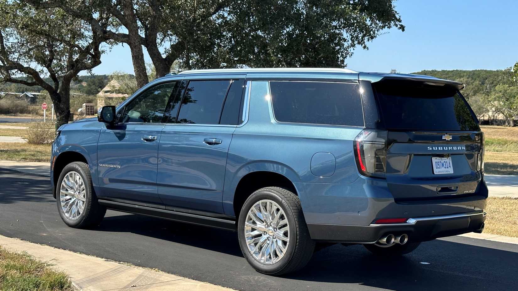 2025 Chevrolet Suburban rear three quarter