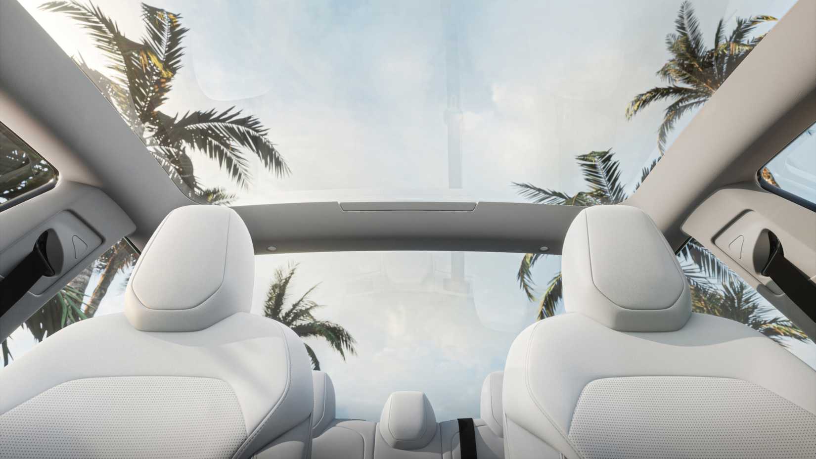 2025-tesla-model-3-5 2025 Tesla Model 3 interior roof