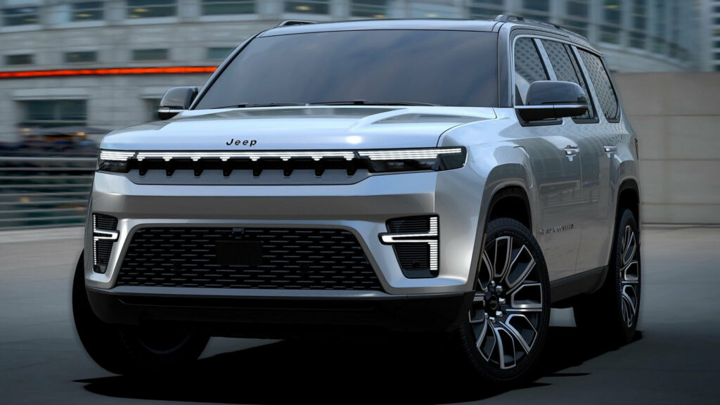 Jeep’s New Grand Wagoneer Shows Its Face But Hides Something Even Bigger