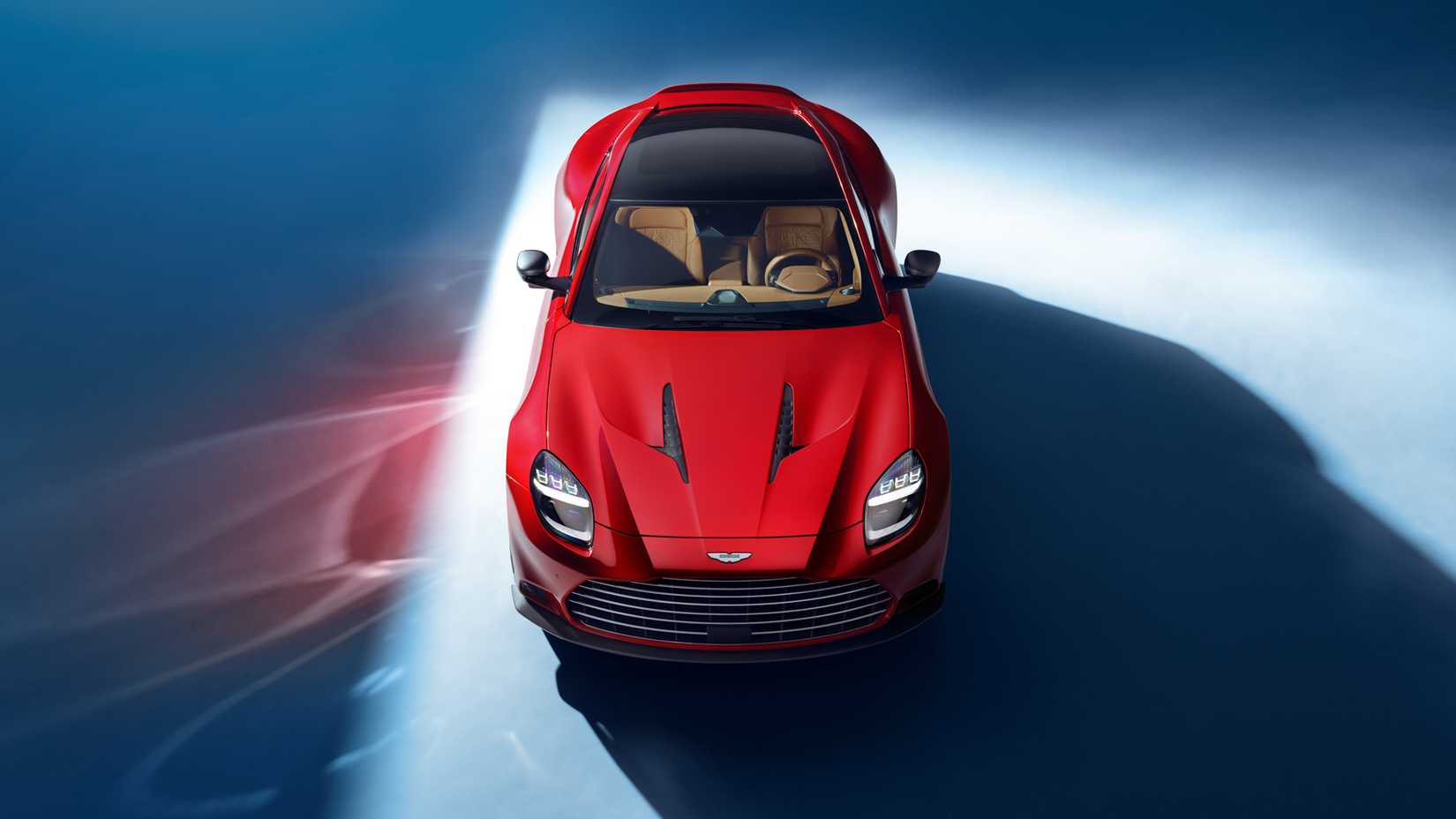 2025 Aston Martin Vanquish Coupe Red/Black Front High