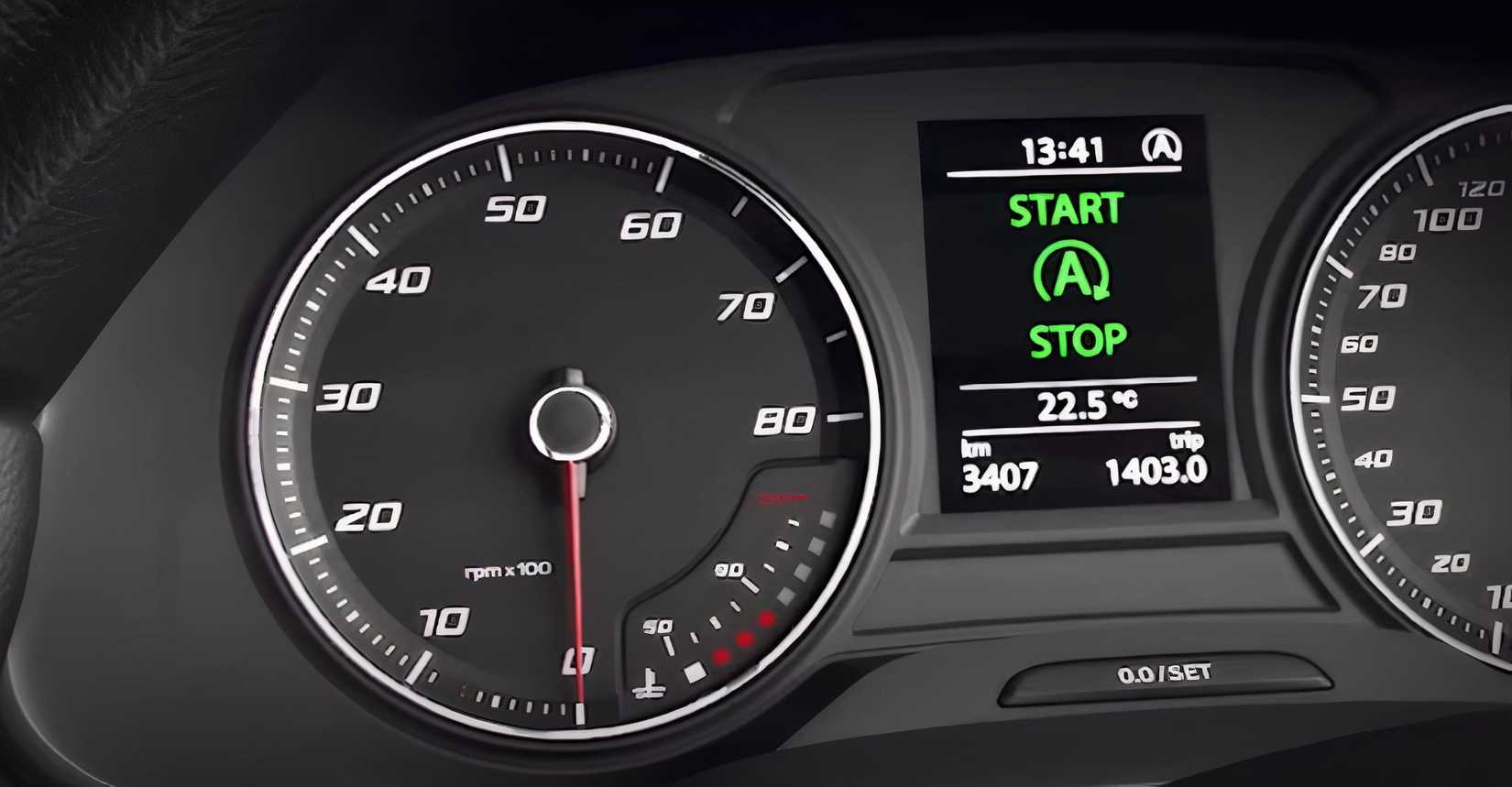 auto-stop-start-on-information-display Auto stop-start on information display