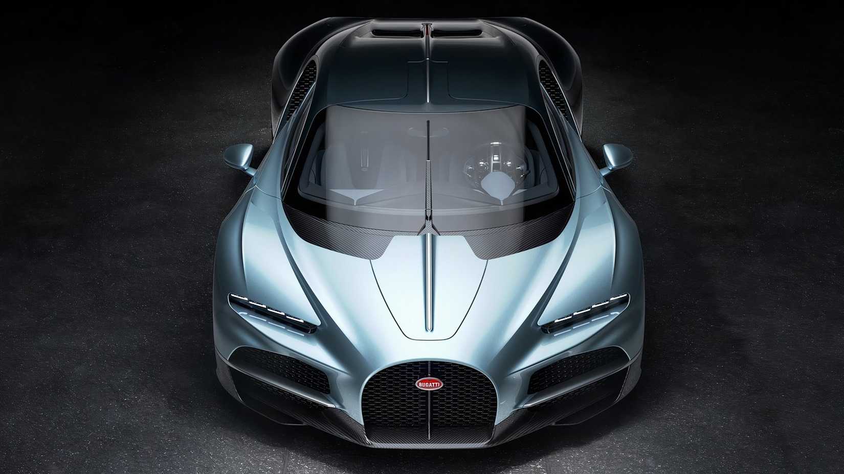 2026 Bugatti Tourbillon Blue High Front View