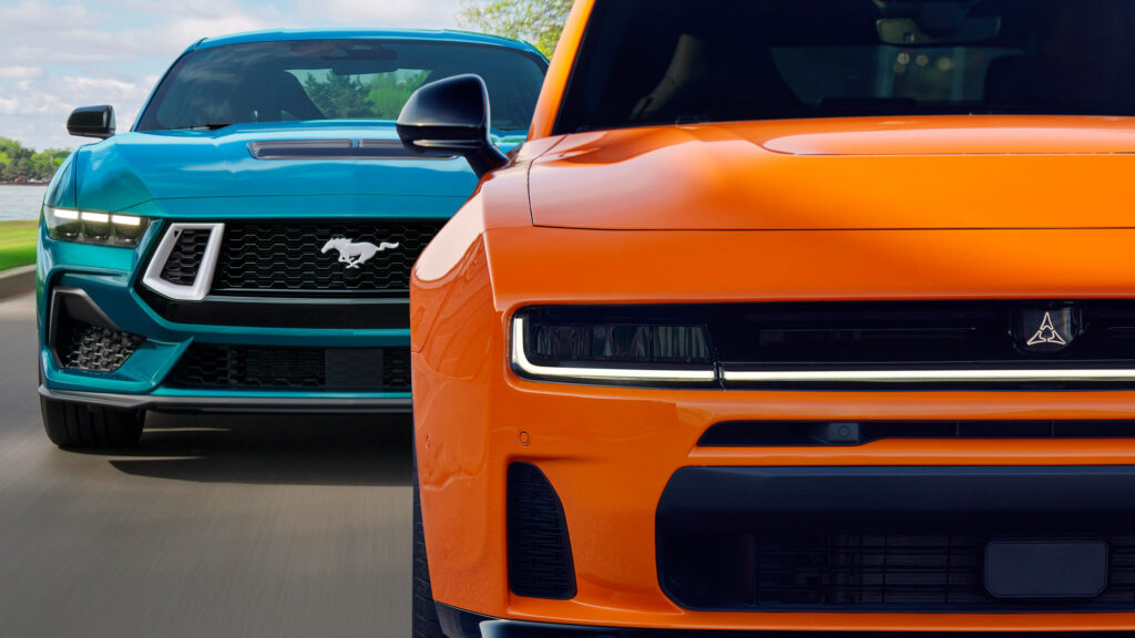 New Charger Sixpack Versus Mustang V8 In A Showdown Of Speed Power And Muscle Pride