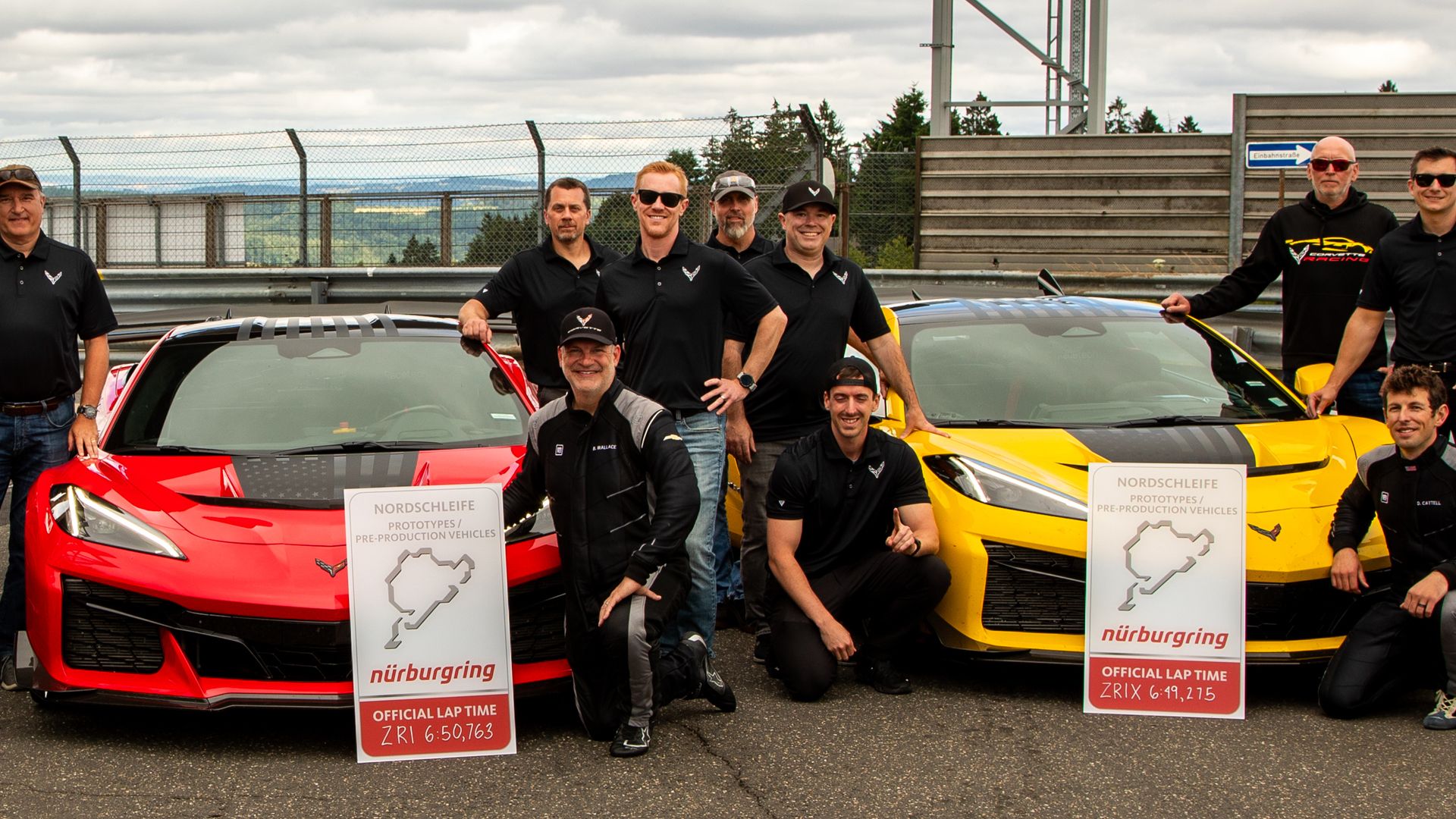 Chevrolet Corvettes At The Nurburgring