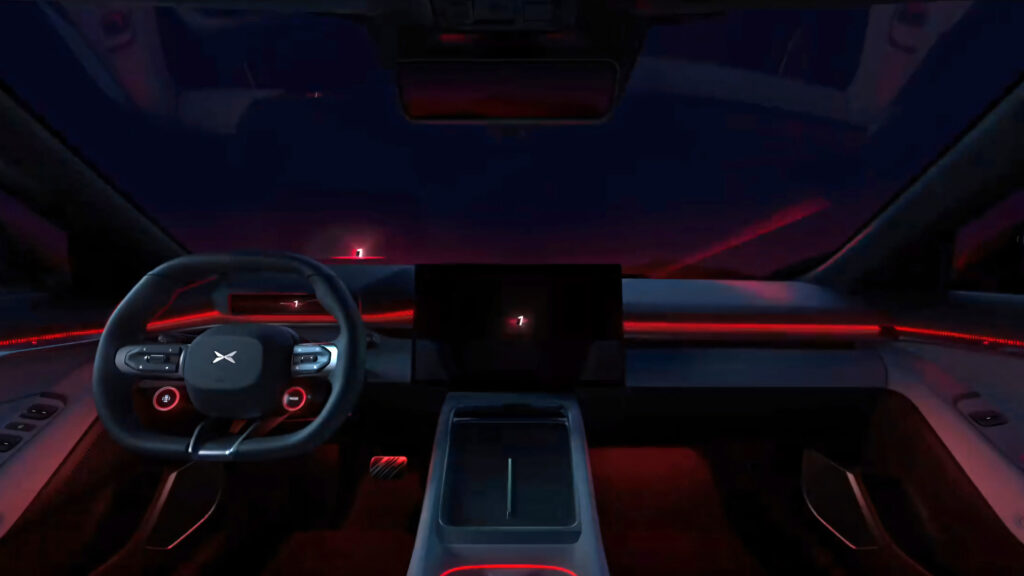 There’s An 87-Inch Surprise Waiting Inside Xpeng’s New Electric Sedan