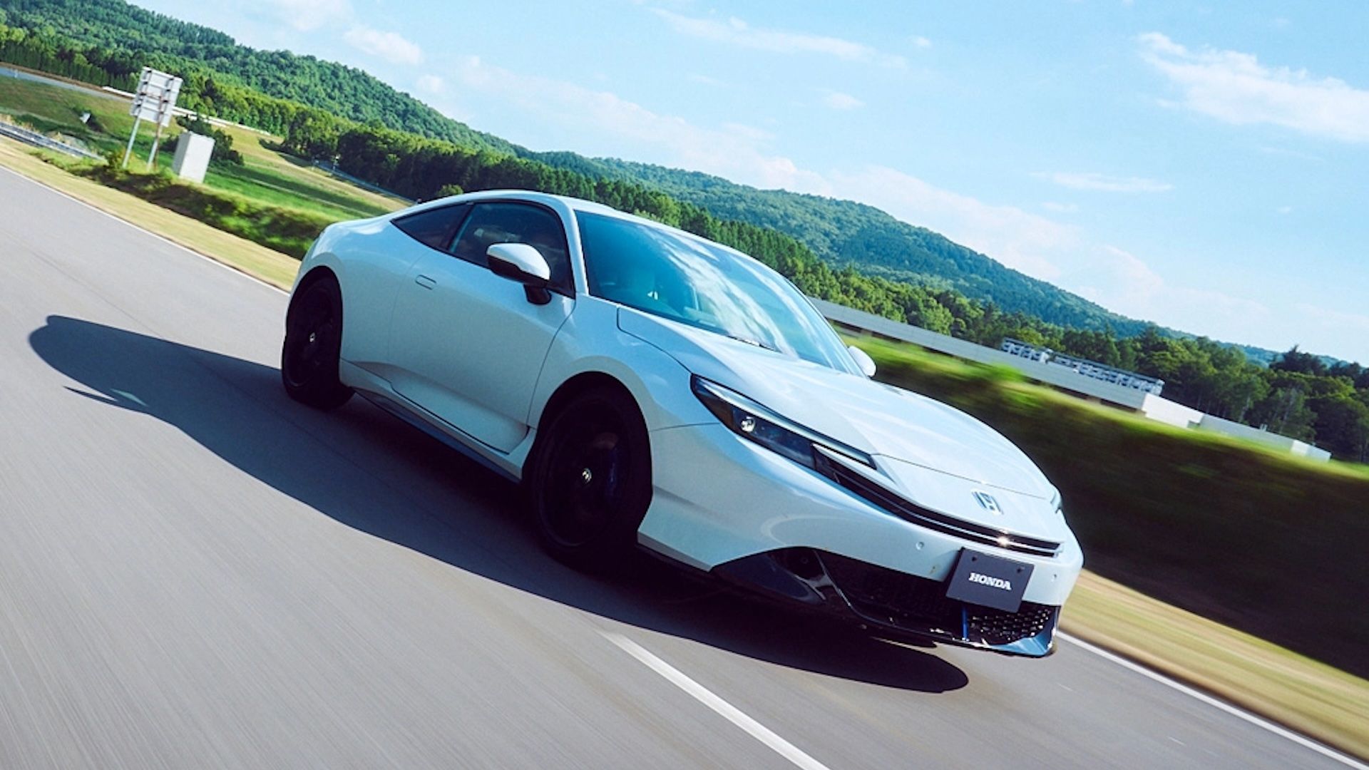 Honda Prelude front quarter on-road