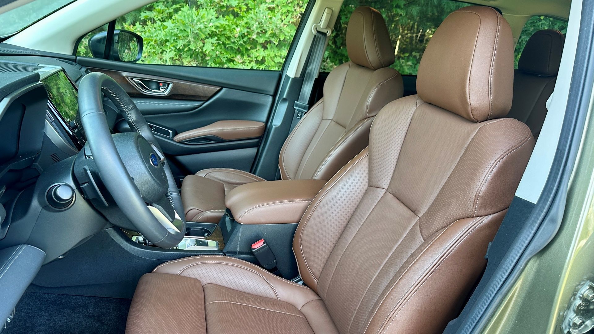 The 2024 Subaru Ascent front seats