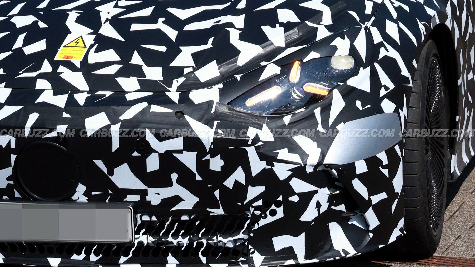 Mercedes-Benz AMG GT 4-Door headlight detail
