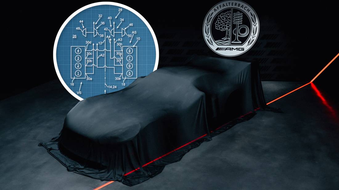Mercedes V8 Engine Patent